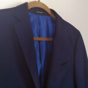 Giorgio‎ Fiorelli Men's Elegant Navy Blue Classic Office Blazer